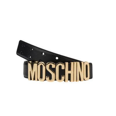 THE BELT IN LEATHER WITH LOGO